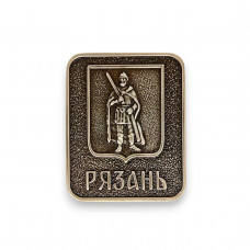 Магнит на холодильник прямоугольный "Рязань"